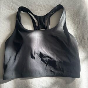 Lululemon Black Sports Bra/bathing suit top size 8